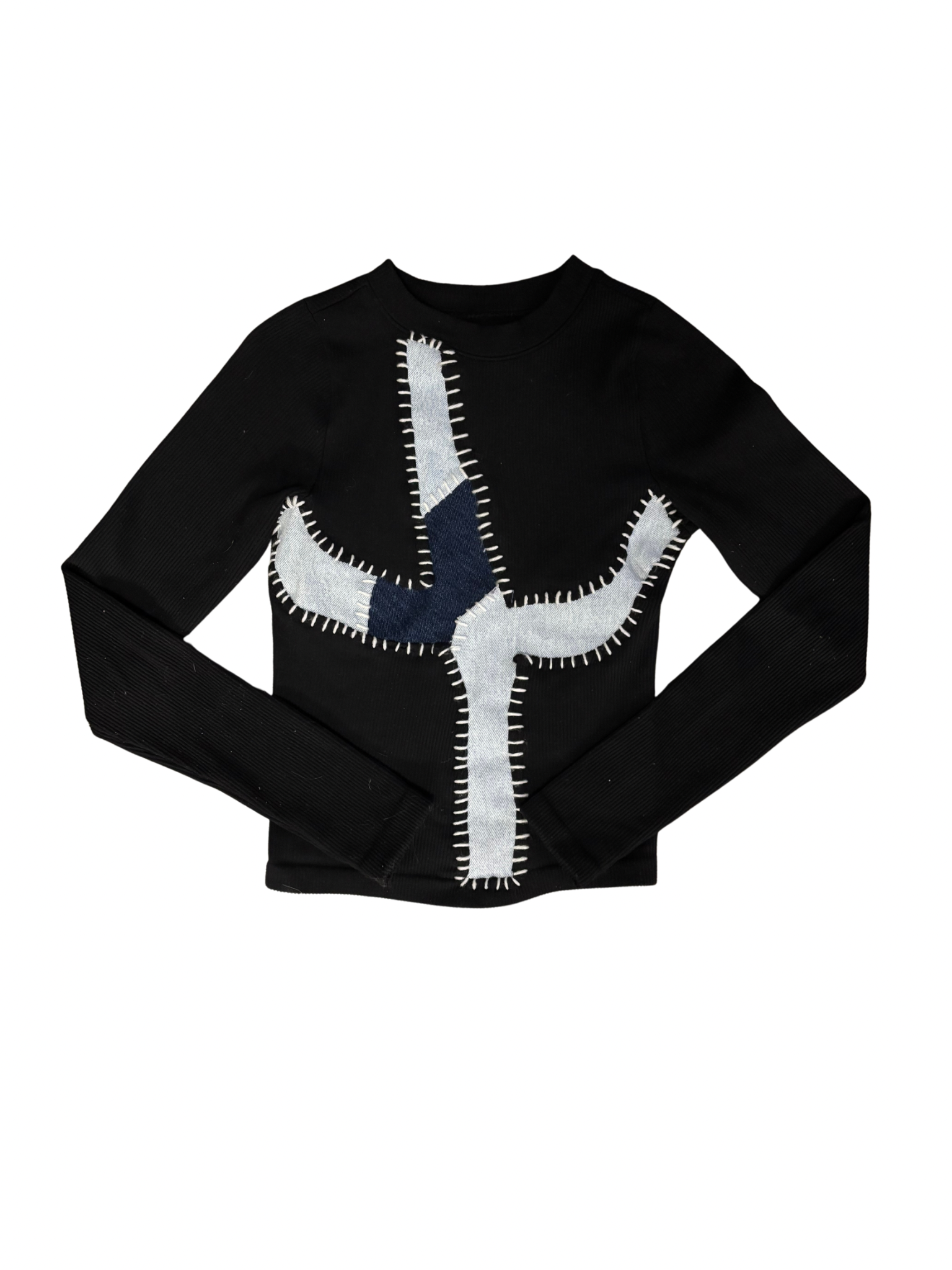 Cross Panel Long Sleeve