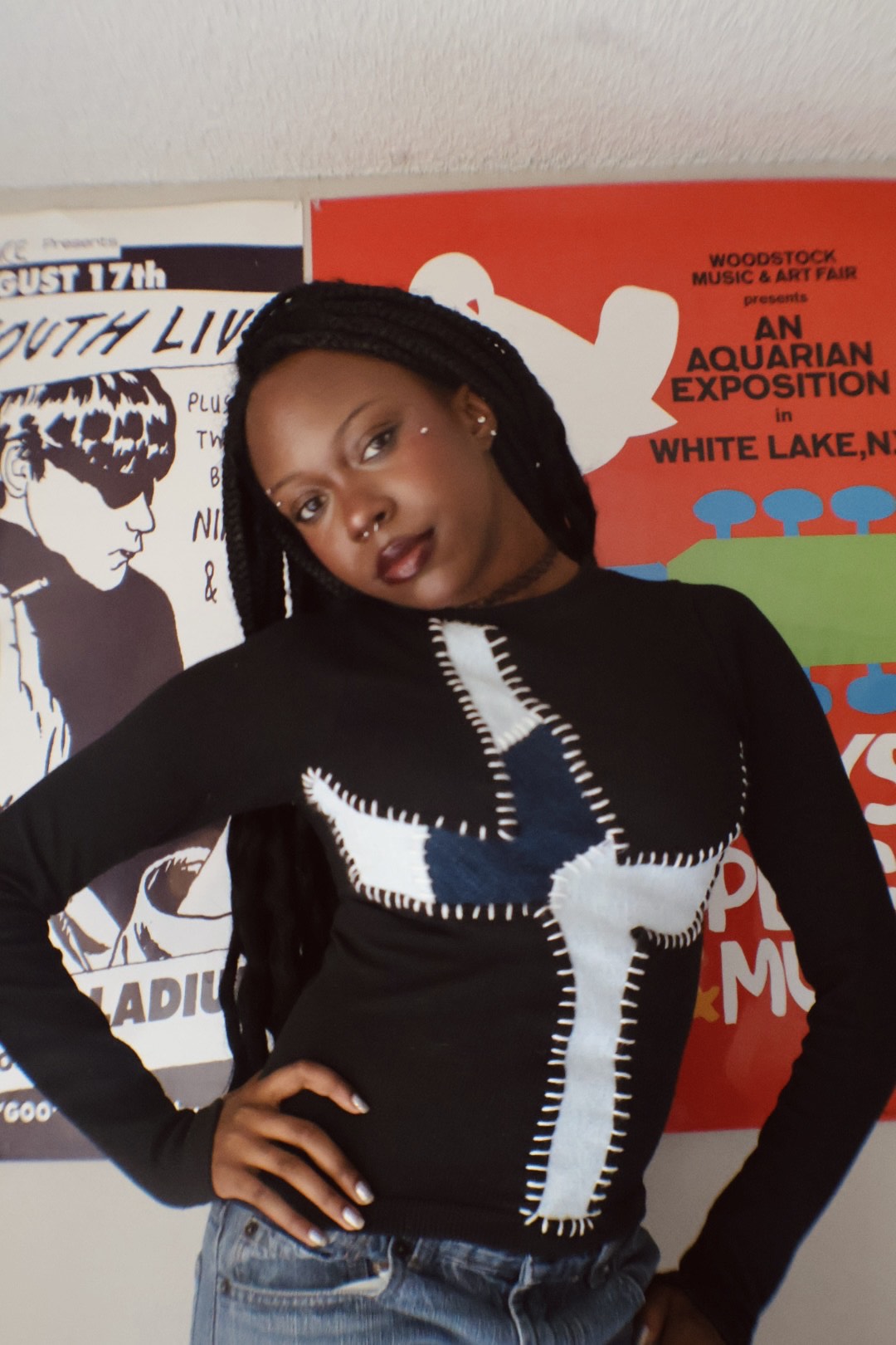 Cross Panel Long Sleeve